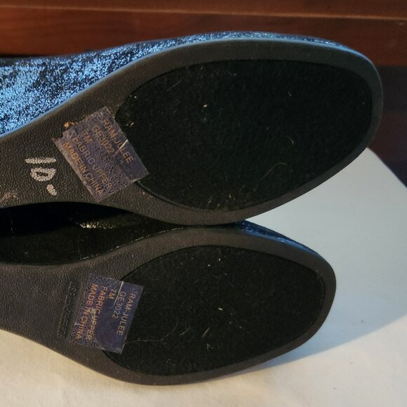 Rampage wedge booties sz 7M black silver good condition ** - Picture 4 of 6